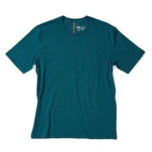 Janji Size XL Runpaca Short Sleeve Shirt Grey pacific